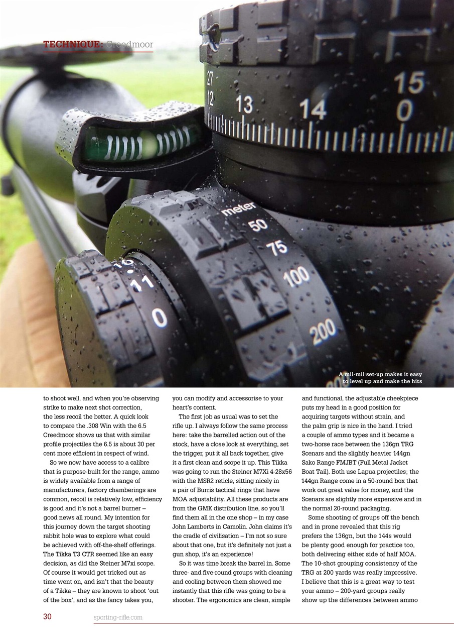 Sporting Rifle Preview Pages