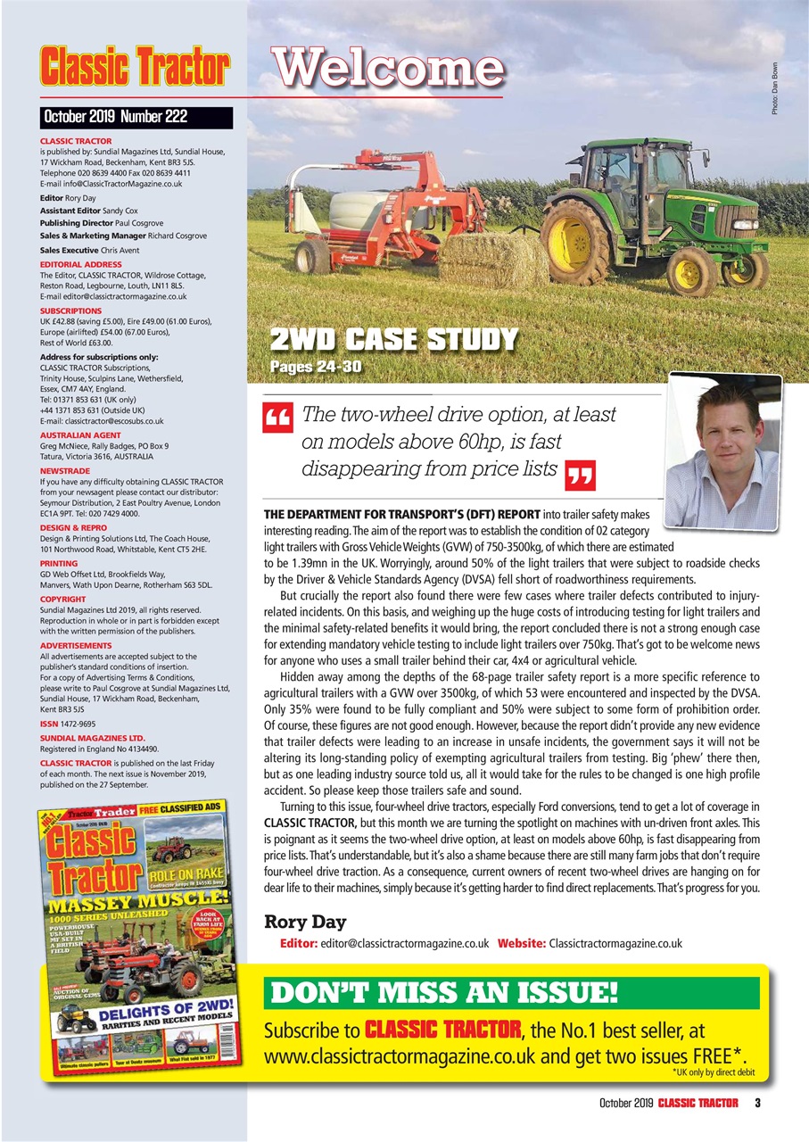 Classic Tractor Preview Pages