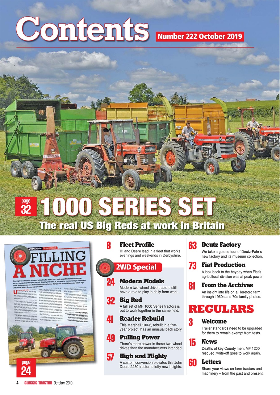 Classic Tractor Preview Pages