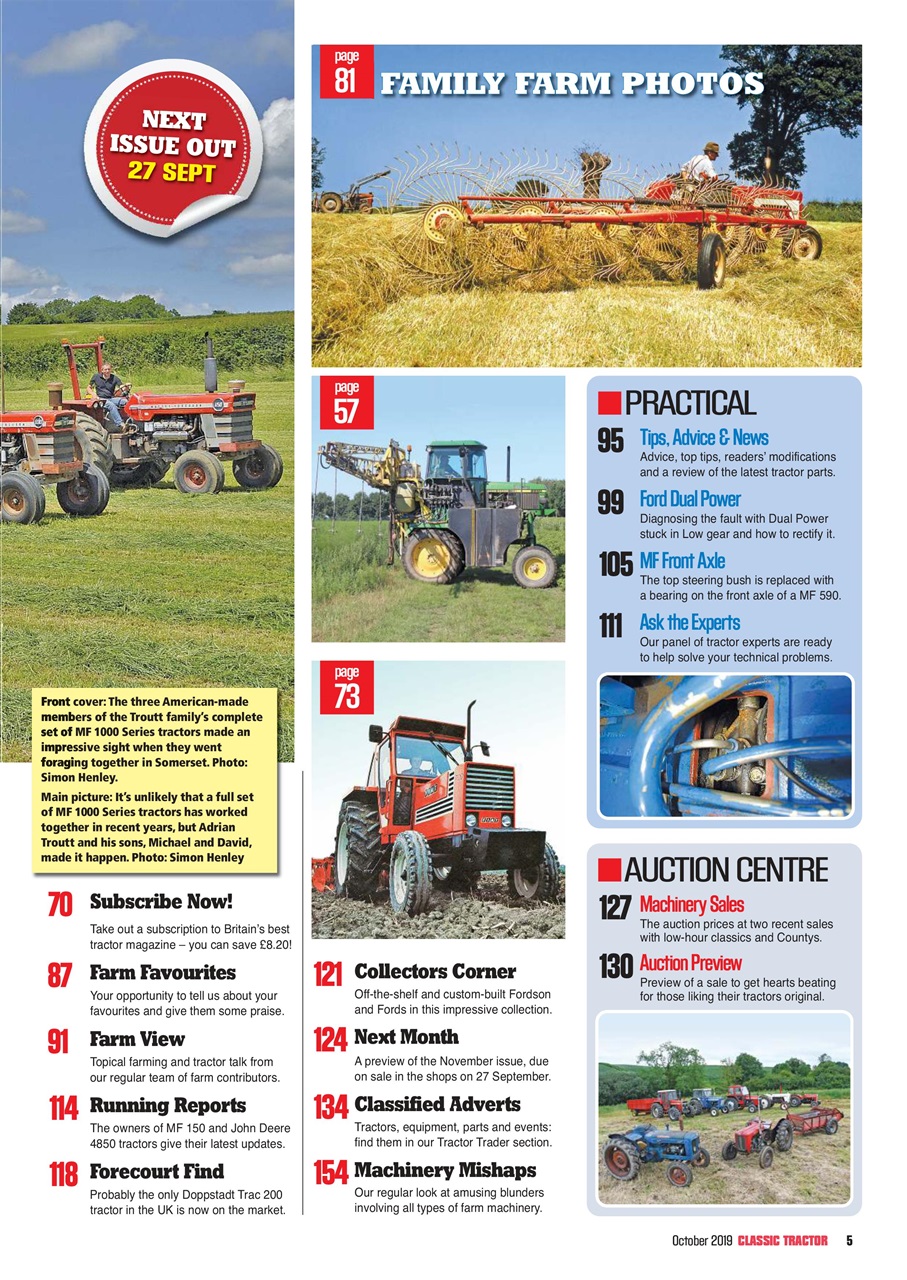 Classic Tractor Preview Pages