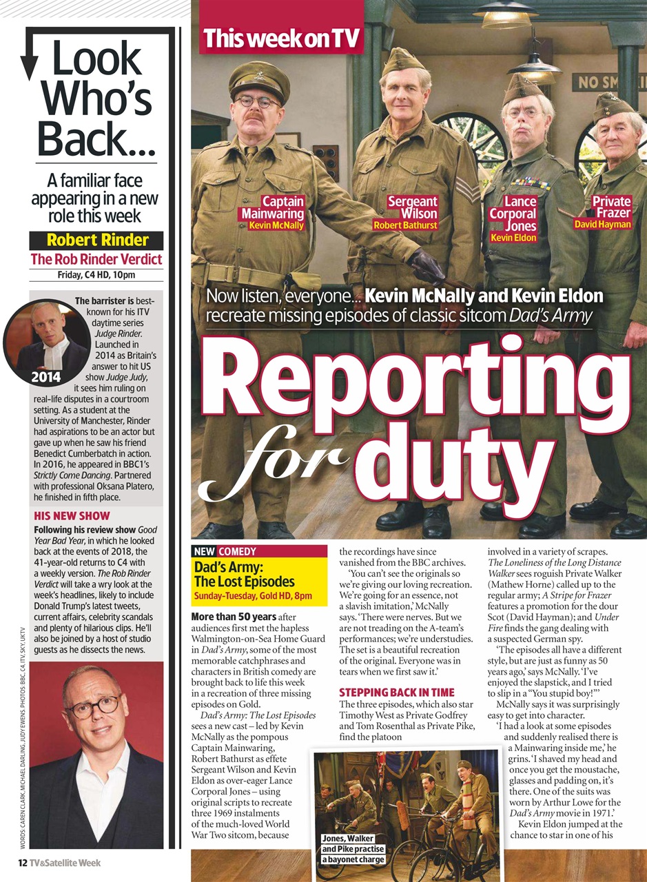 TV & Satellite Week Preview Pages