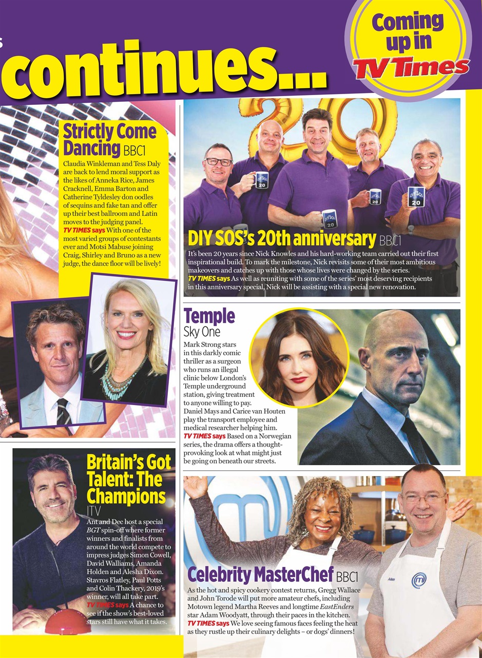 TV Times Preview Pages
