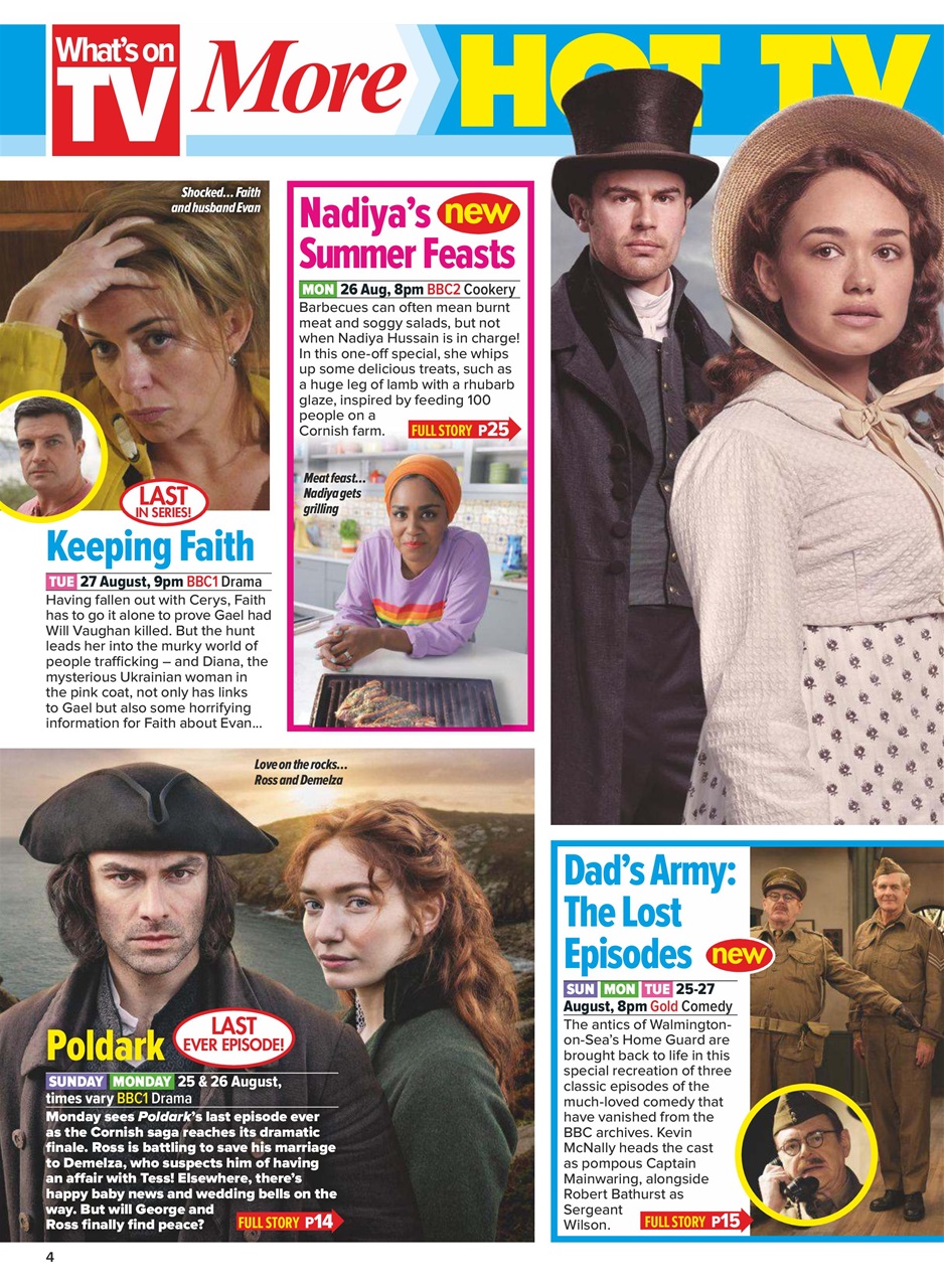 What's on TV Preview Pages