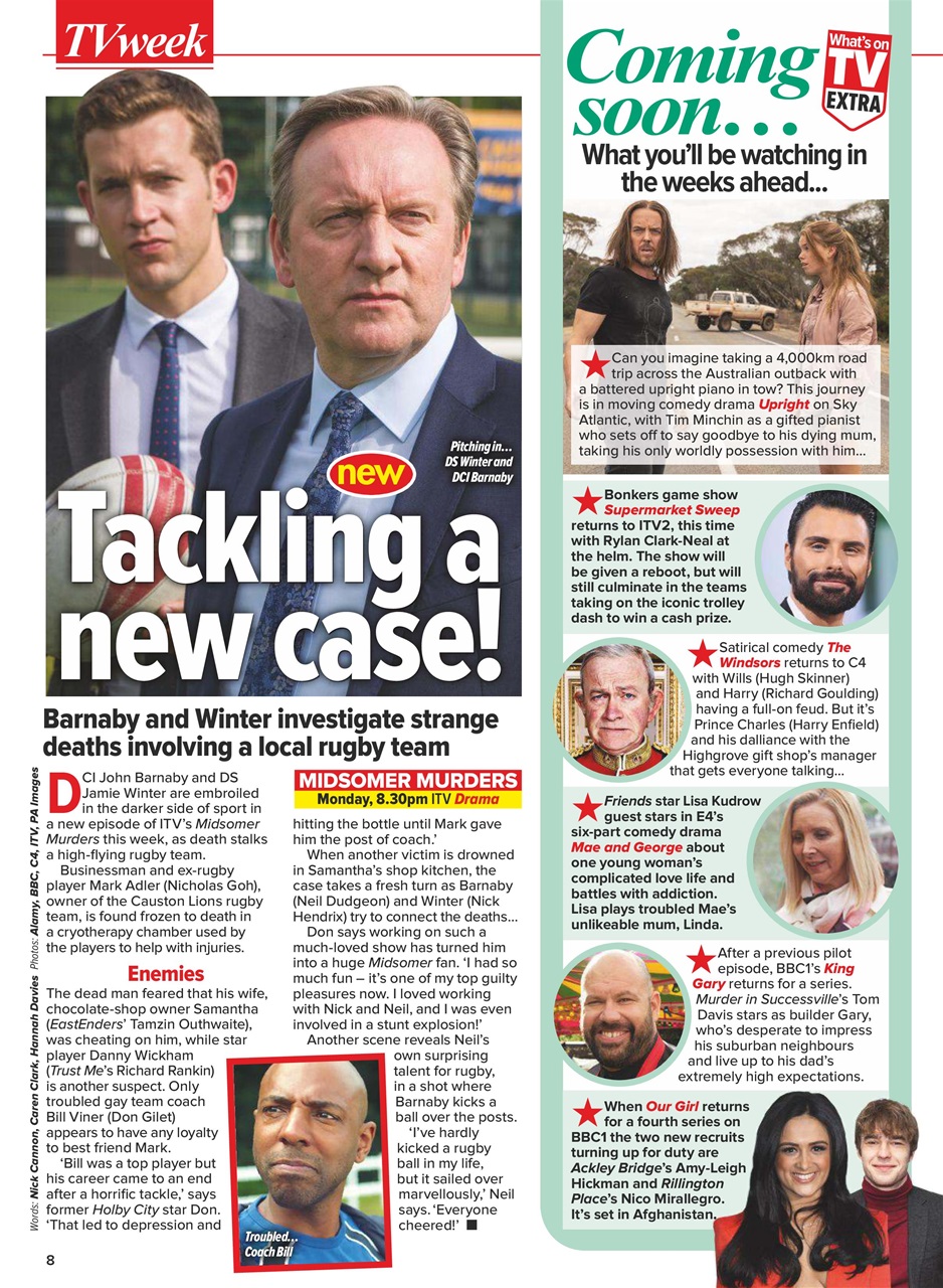 What's on TV Preview Pages