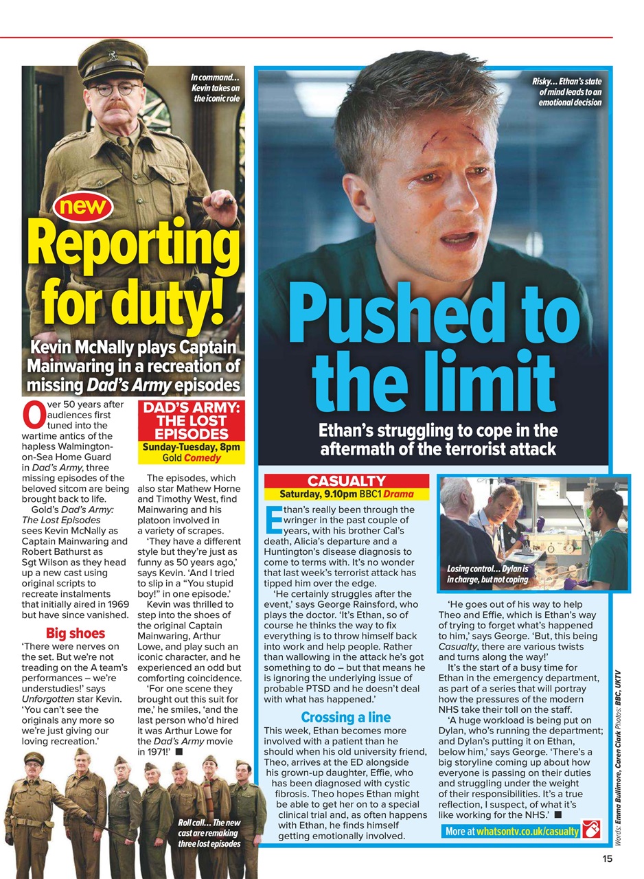 What's on TV Preview Pages