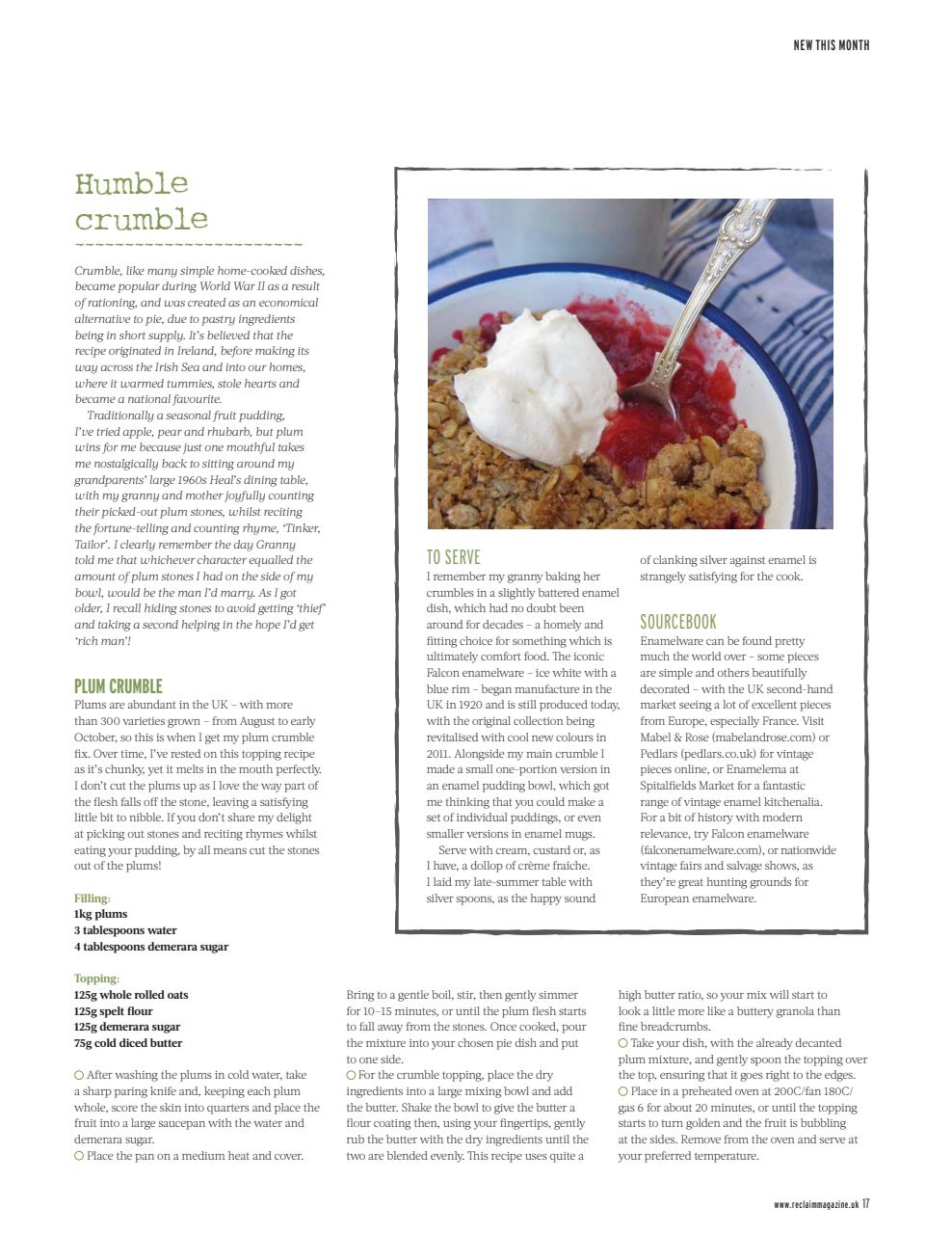 Reclaim Preview Pages