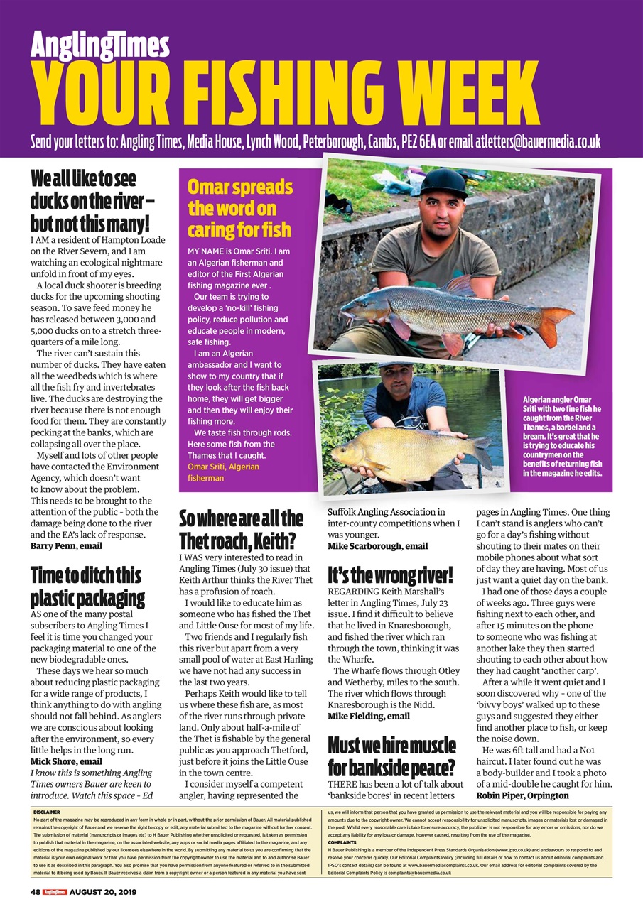 Angling Times Preview Pages