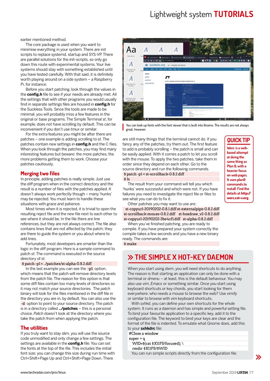 Linux Format Preview Pages