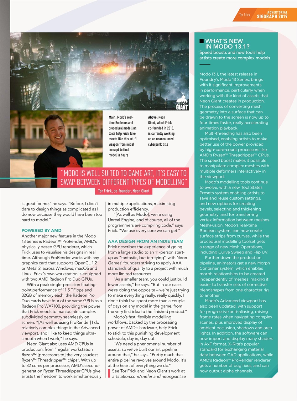 3D Artist Preview Pages