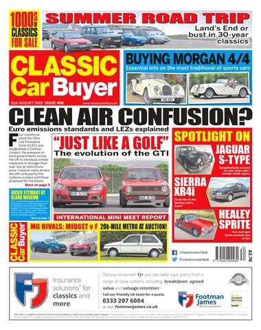 Classic Car Buyer issue 21/08/2019