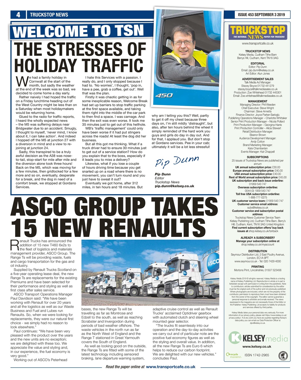Truckstop News Preview Pages