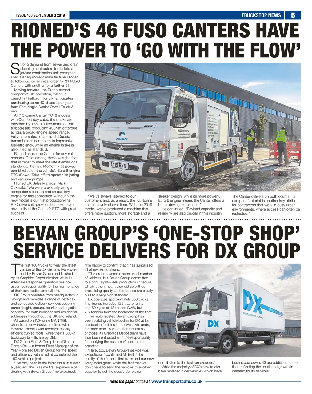 Truckstop News Preview Pages