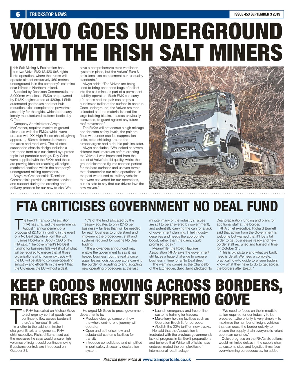Truckstop News Preview Pages