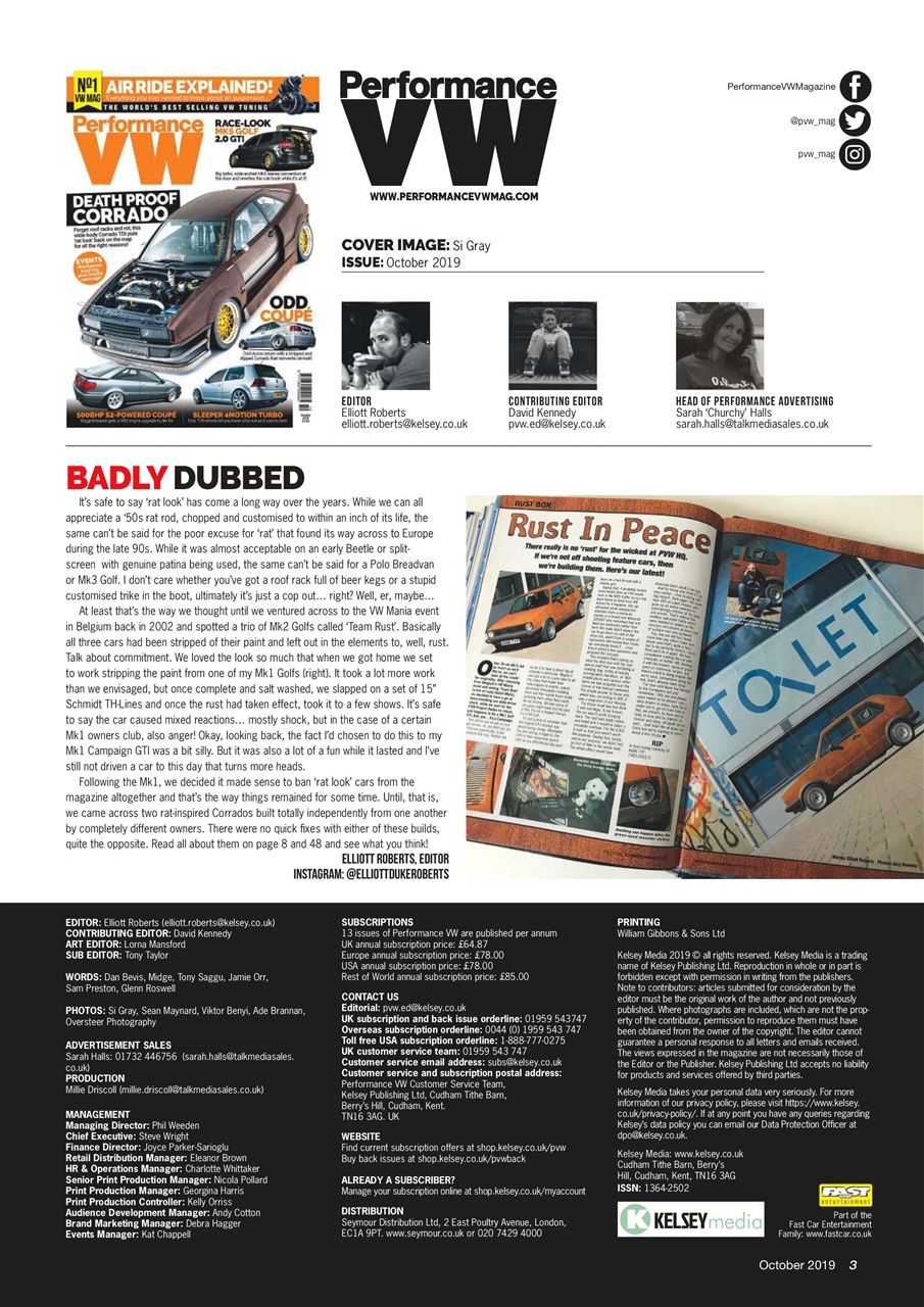 Performance VW Preview Pages