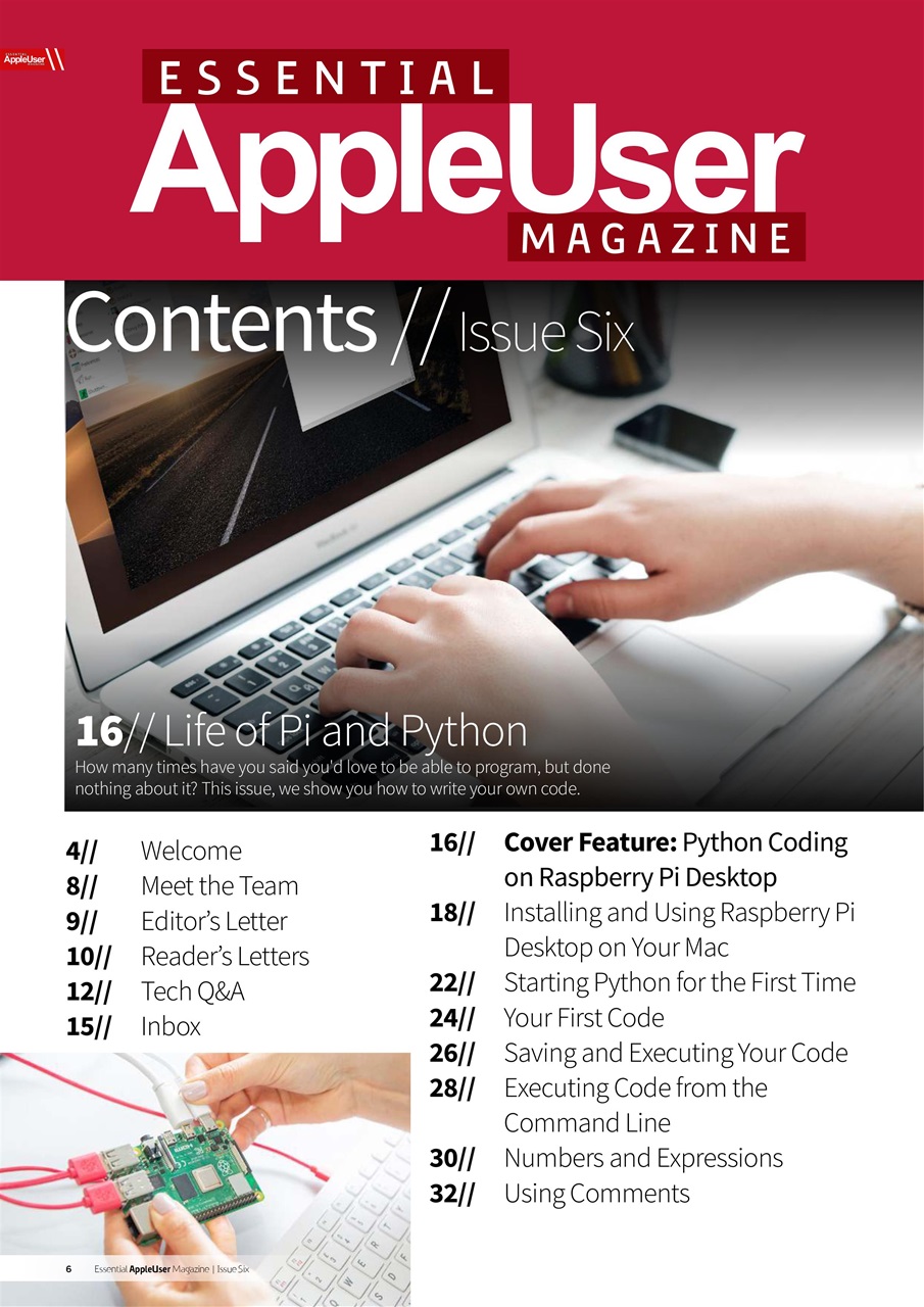 Essential Apple User Preview Pages