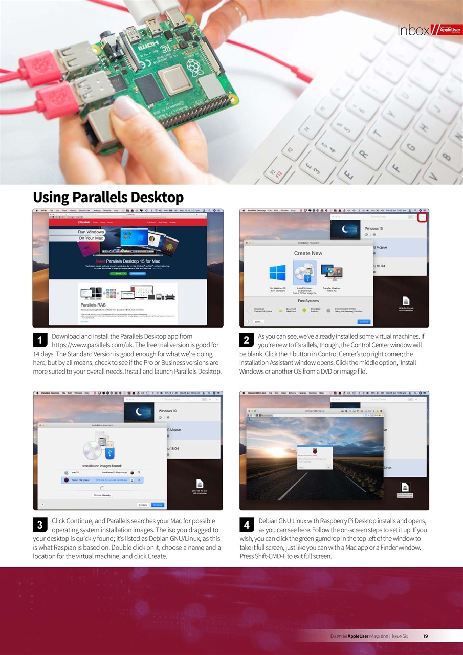 Essential Apple User Preview Pages
