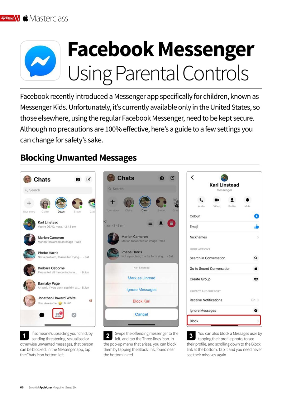 Essential Apple User Preview Pages