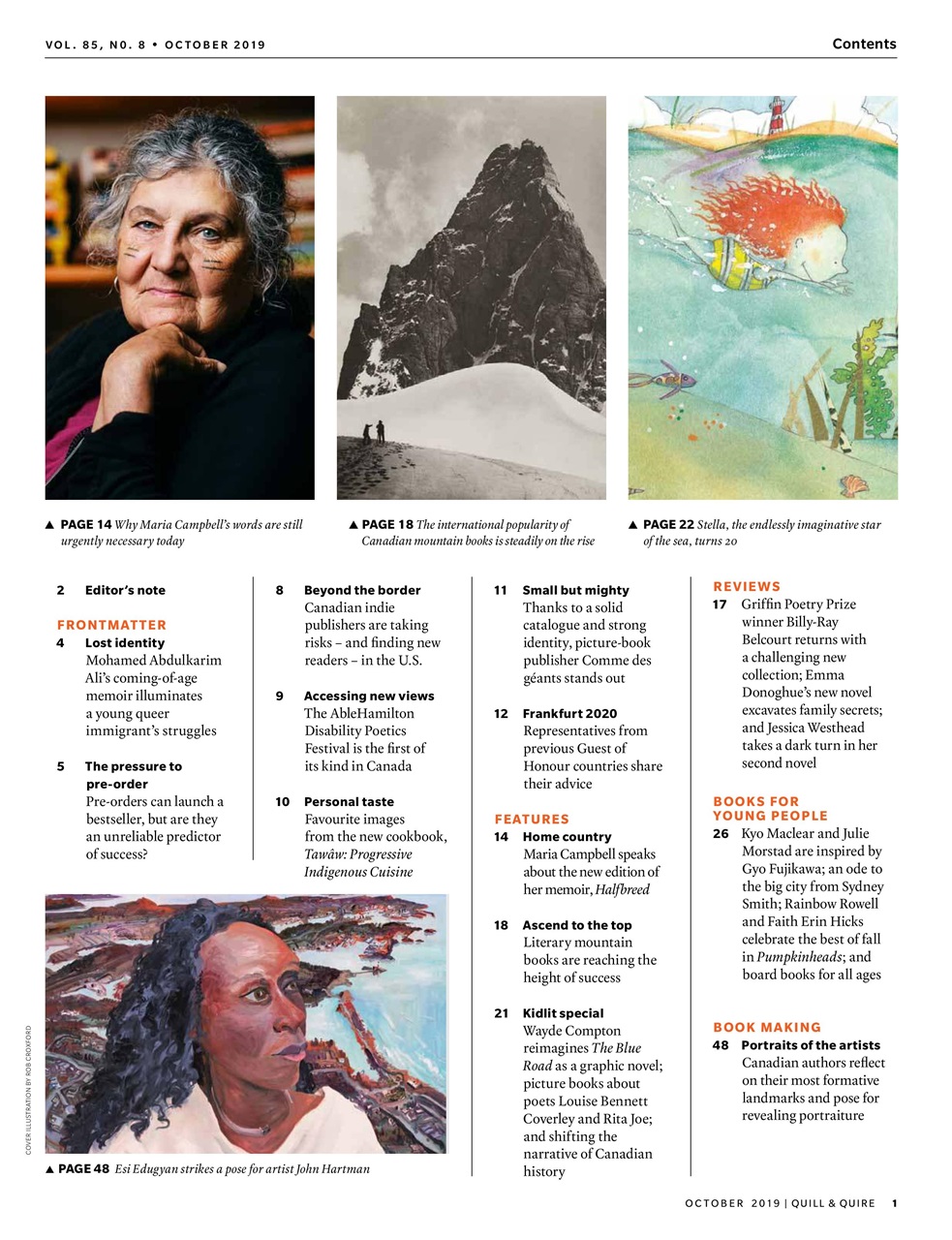 Quill & Quire Preview Pages