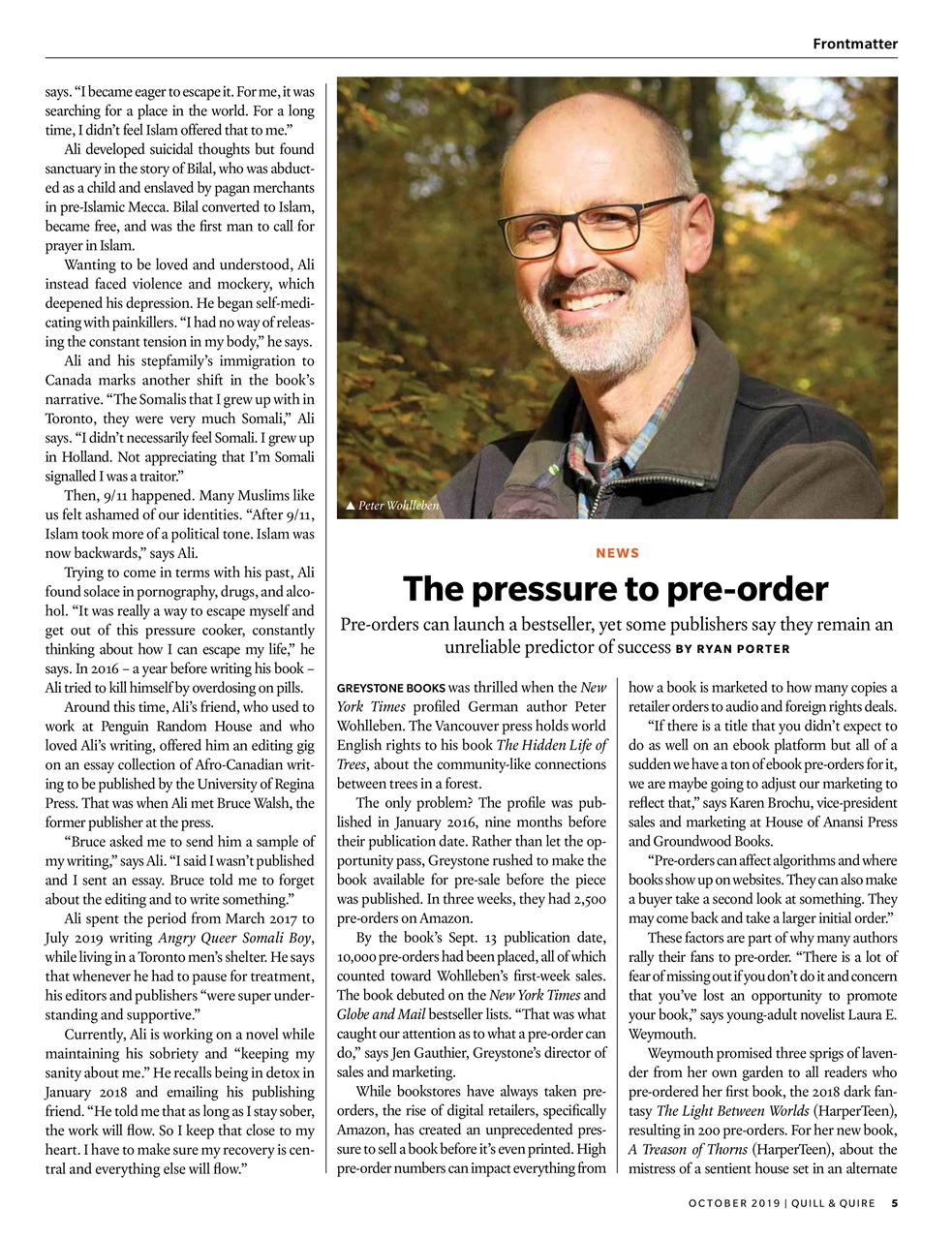 Quill & Quire Preview Pages