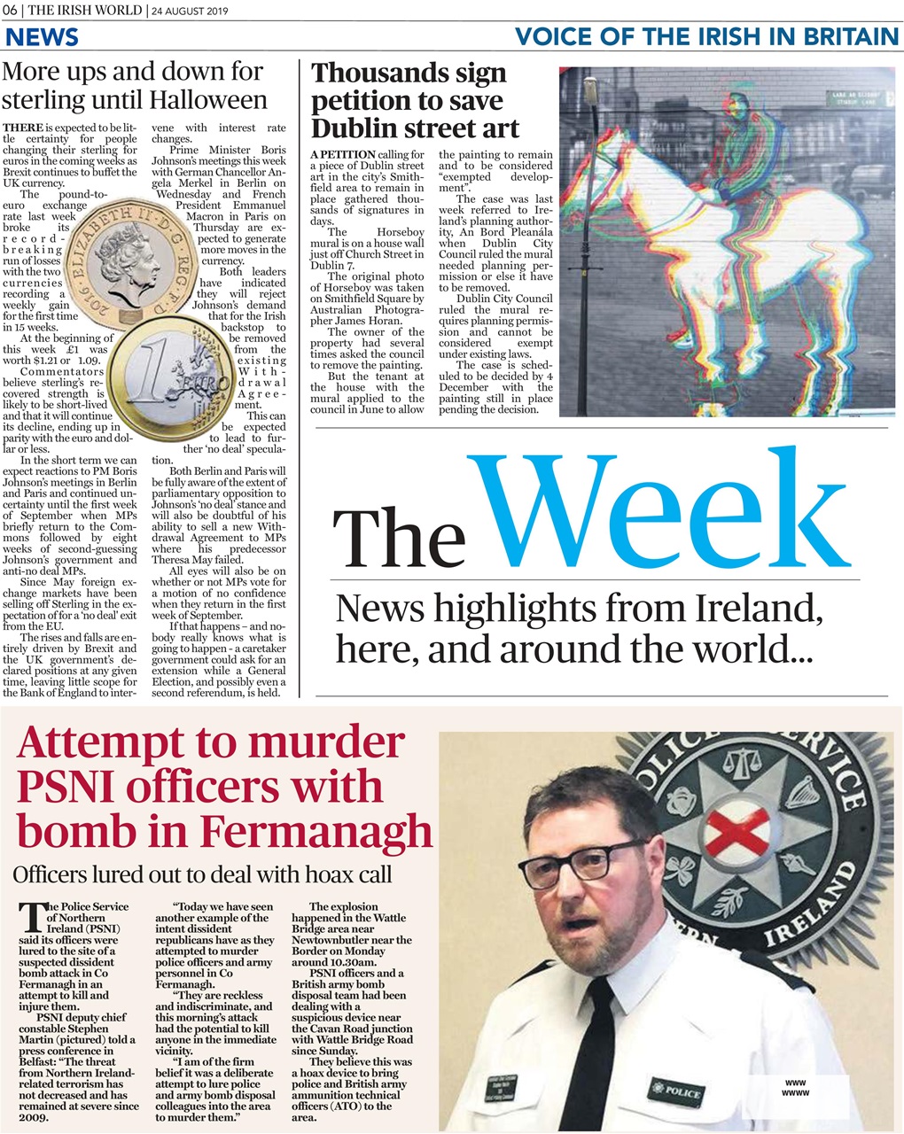 Irish World Preview Pages