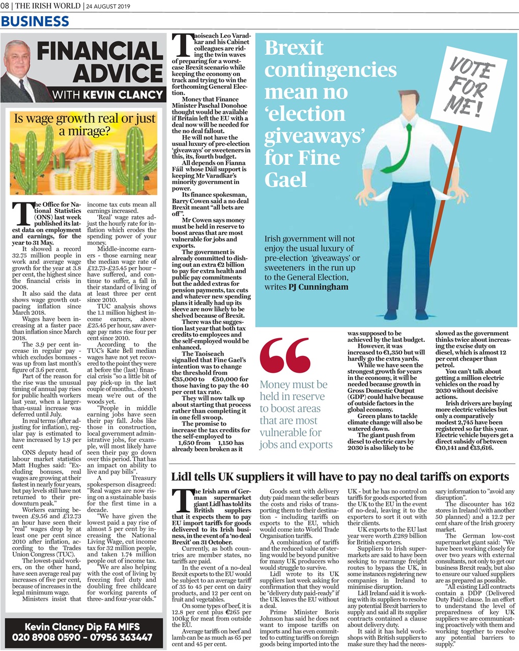 Irish World Preview Pages