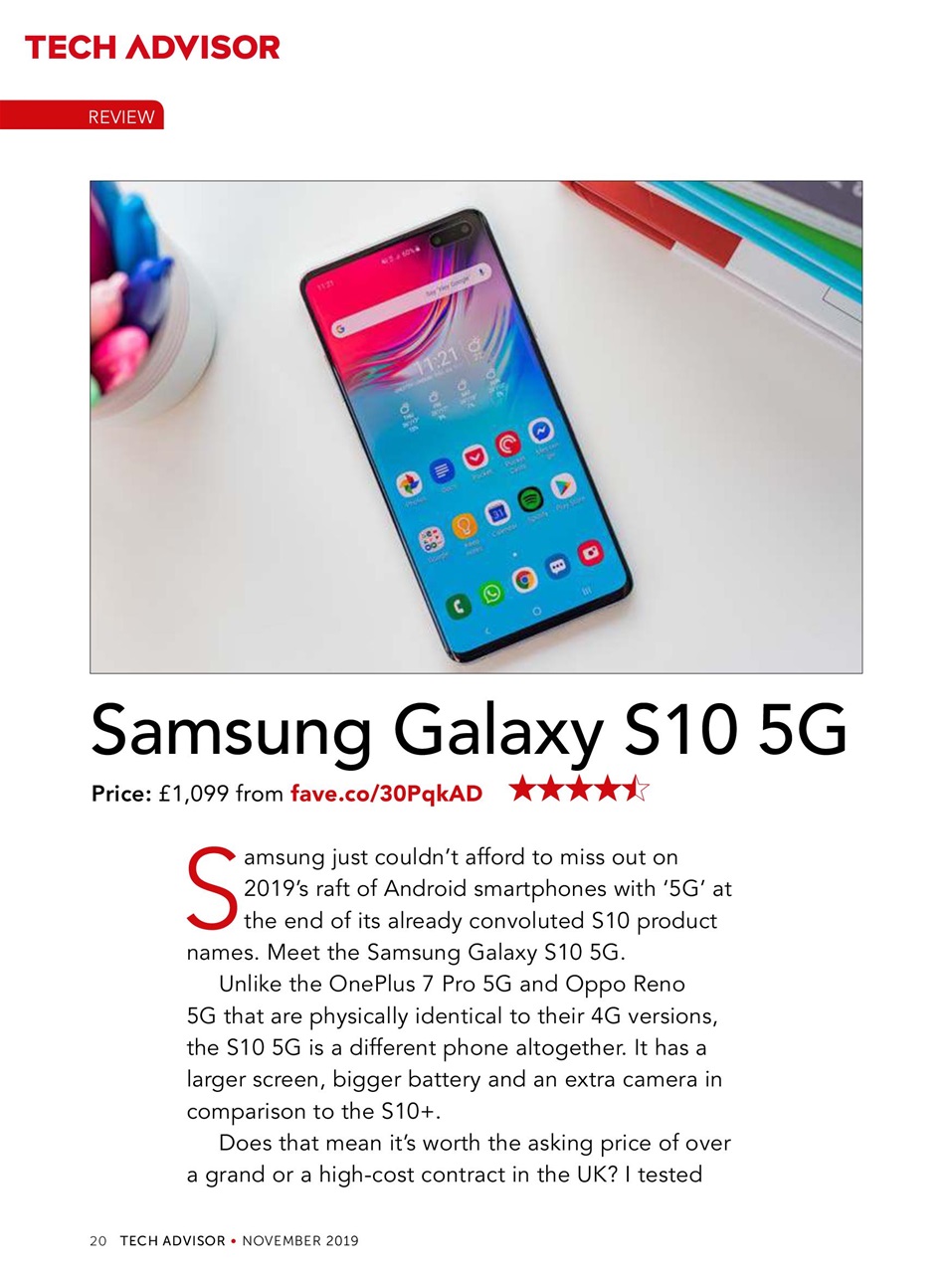 Tech Advisor Preview Pages