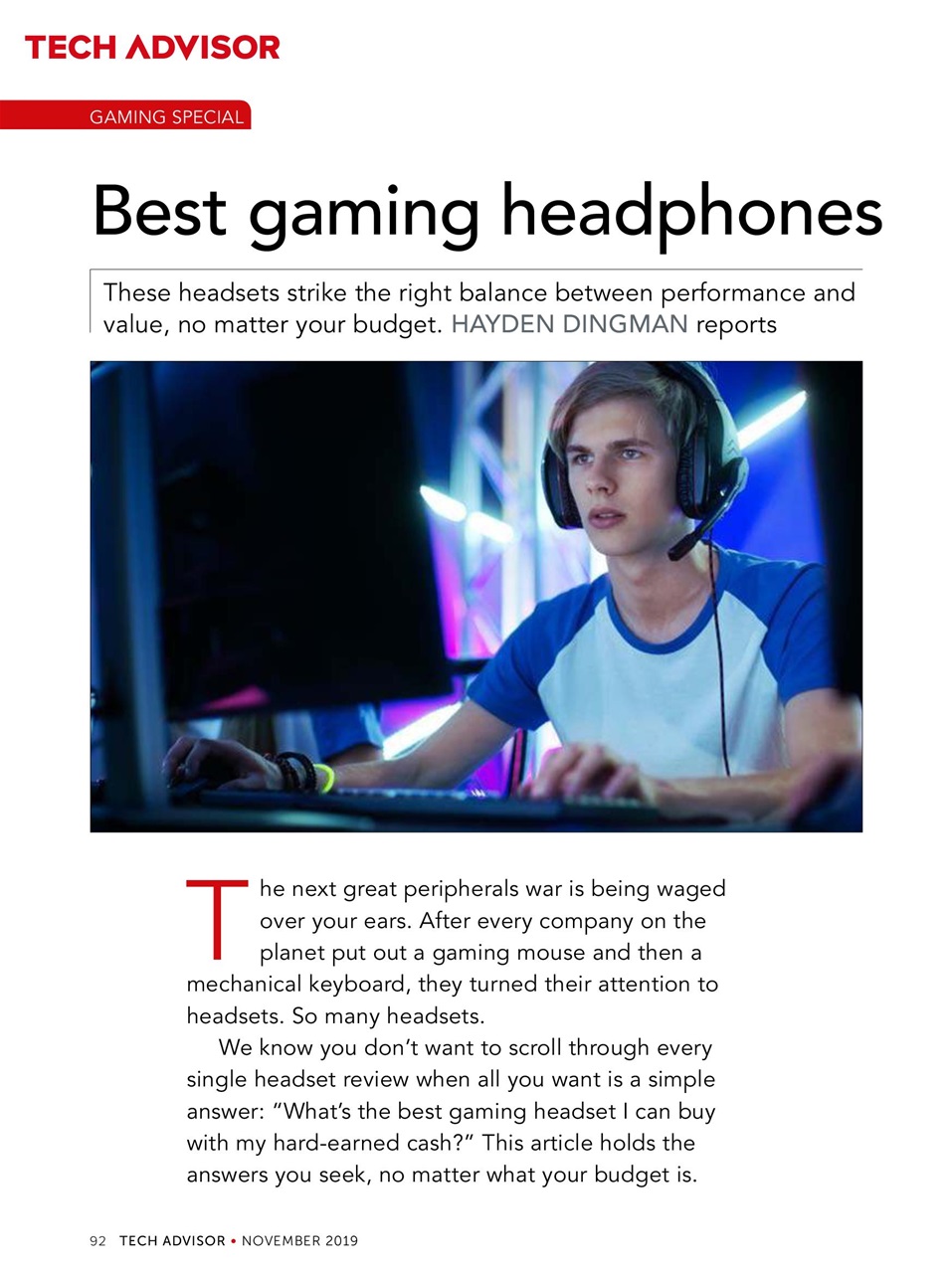 Tech Advisor Preview Pages