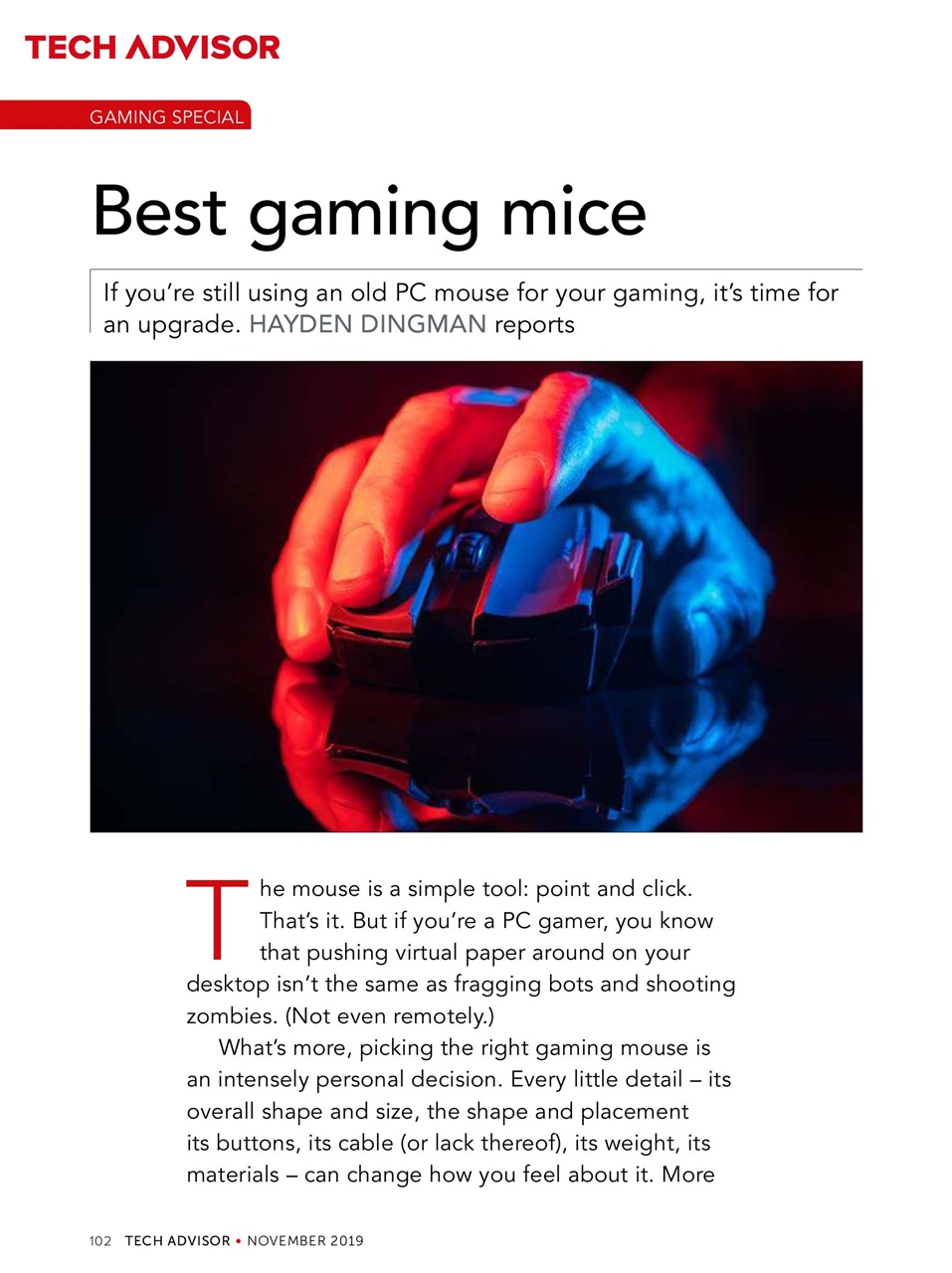 Tech Advisor Preview Pages