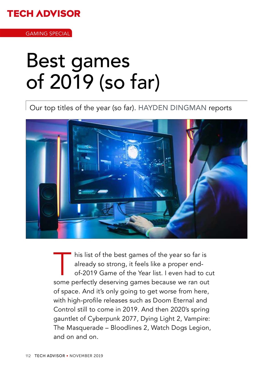 Tech Advisor Preview Pages