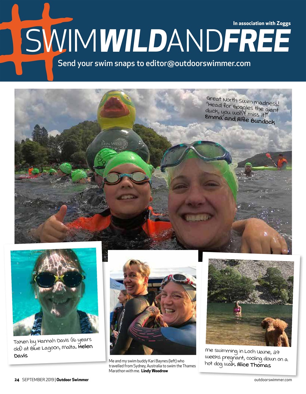 Outdoor Swimmer Preview Pages