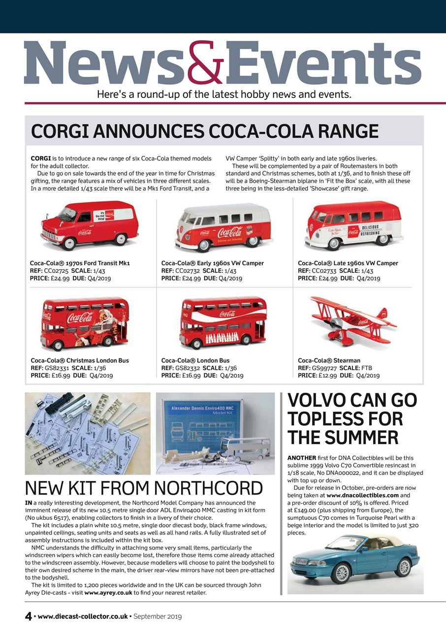 Diecast Collector Preview Pages