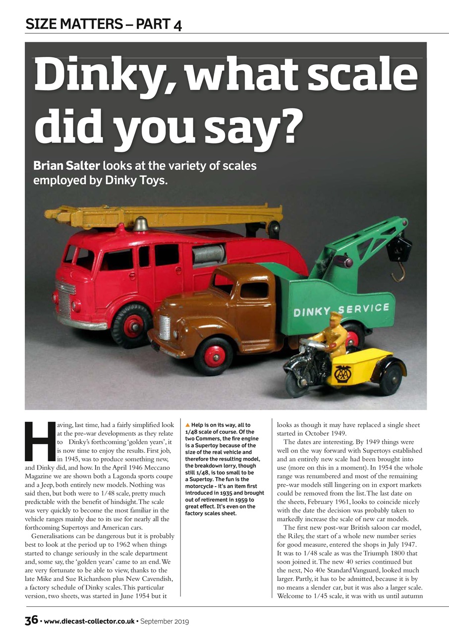 Diecast Collector Preview Pages
