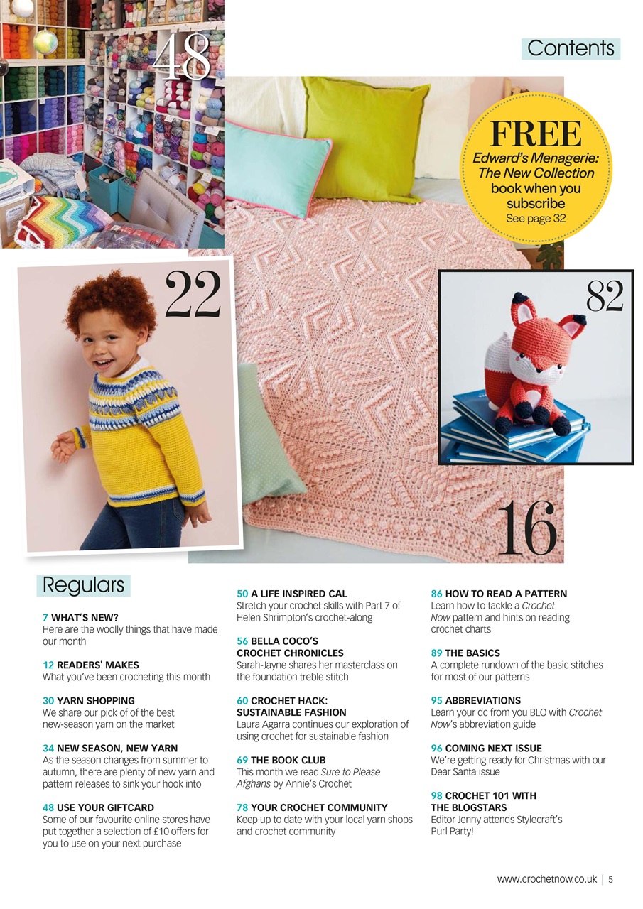 Crochet Now Magazine Preview Pages