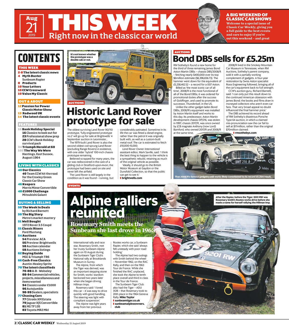 Classic Car Weekly Preview Pages