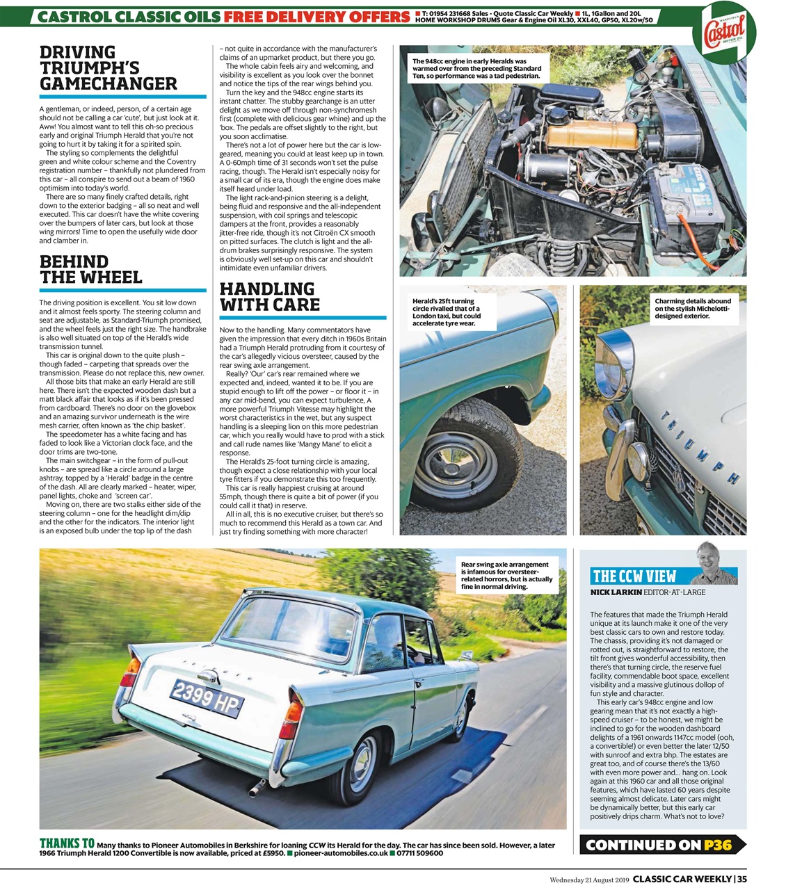 Classic Car Weekly Preview Pages