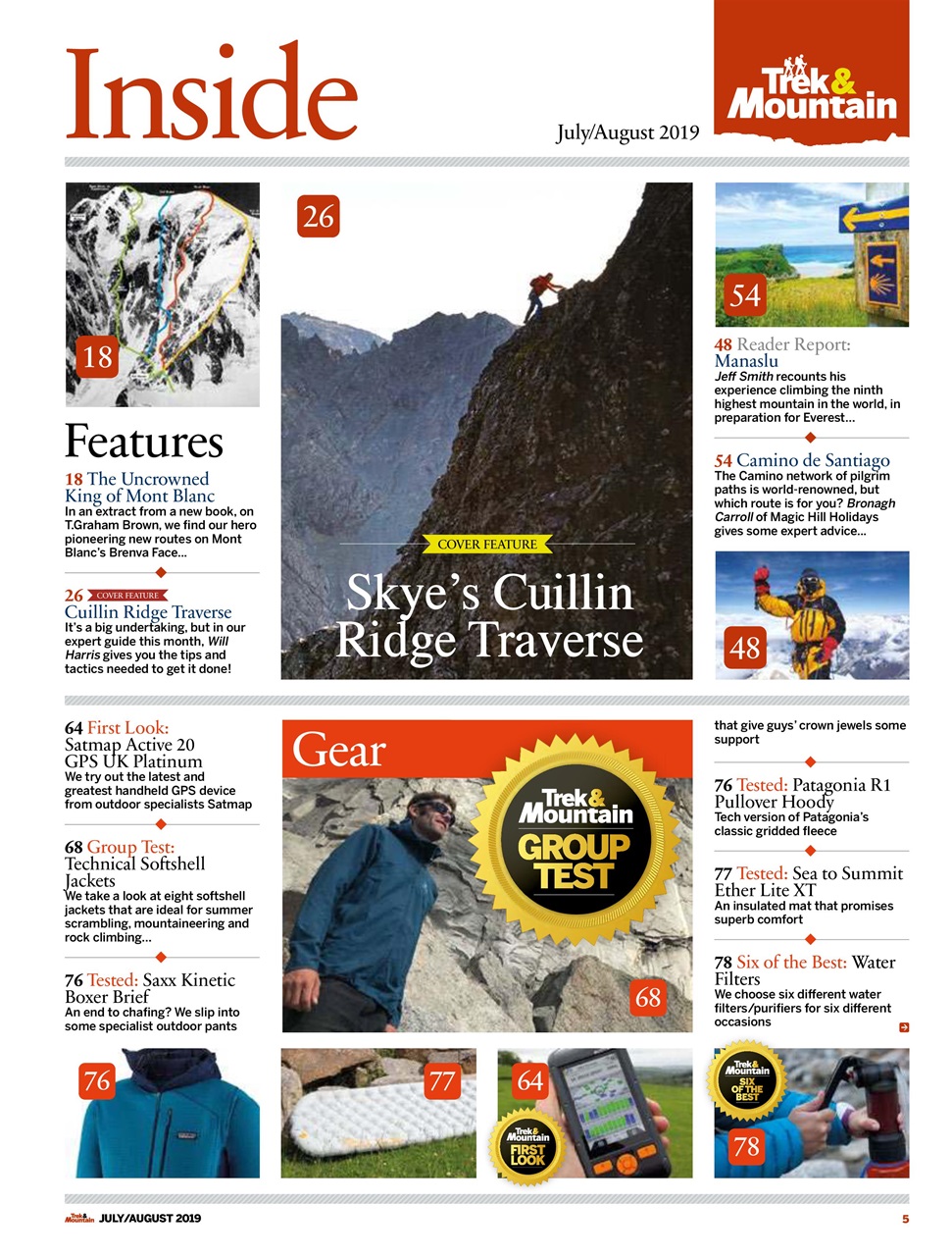 Trek & Mountain Magazine Preview Pages