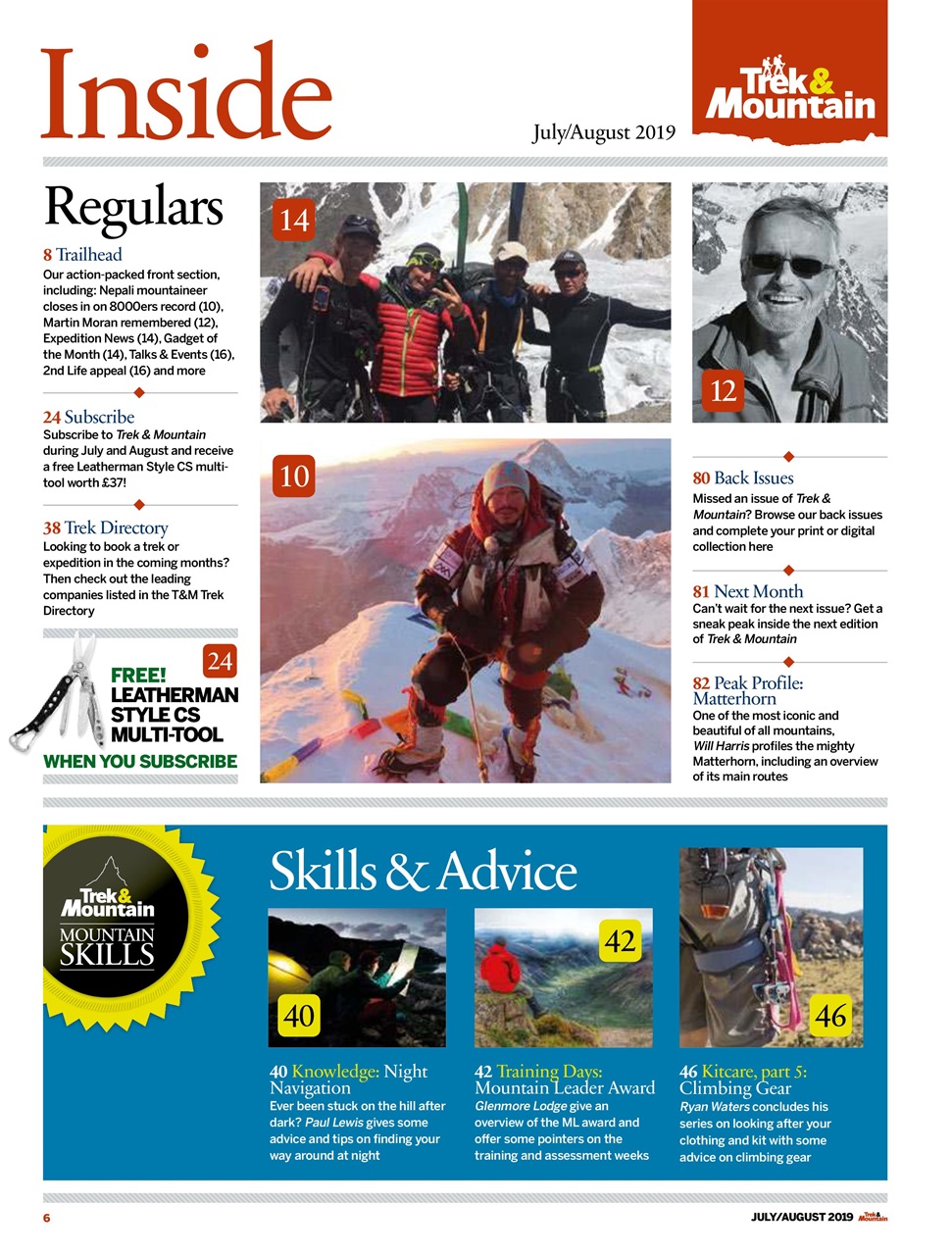 Trek & Mountain Magazine Preview Pages