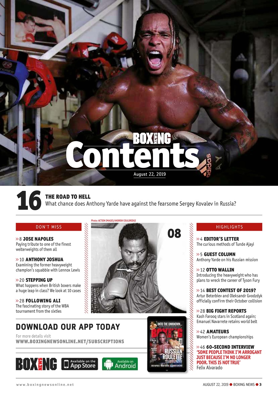Boxing News Preview Pages