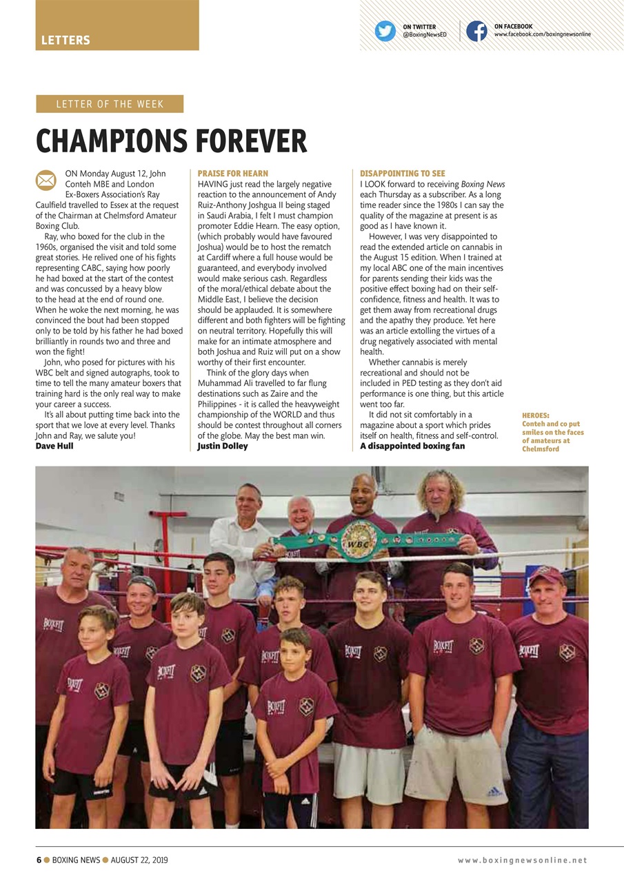 Boxing News Preview Pages