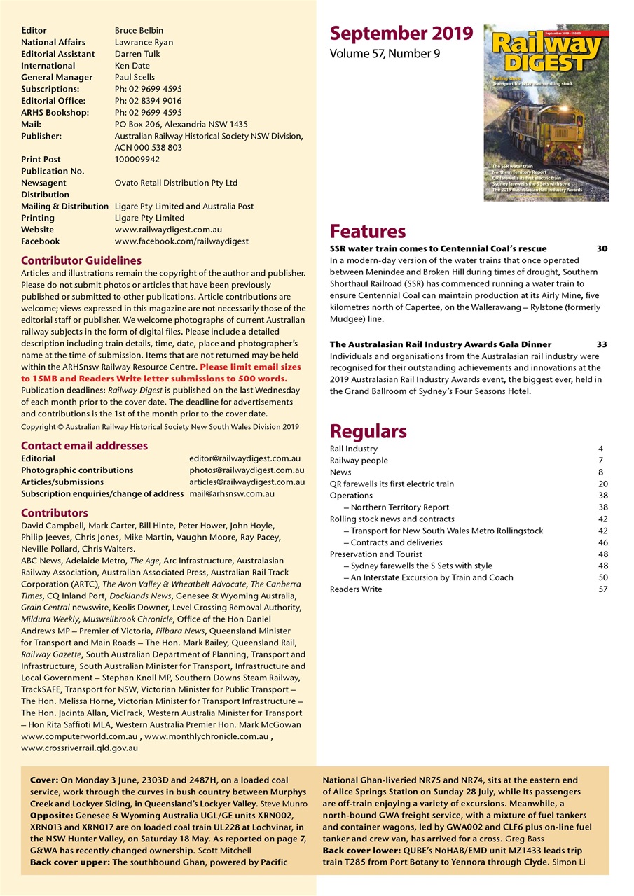 Railway Digest Preview Pages