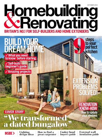 Homebuilding & Renovating Magazine issue October 2019
