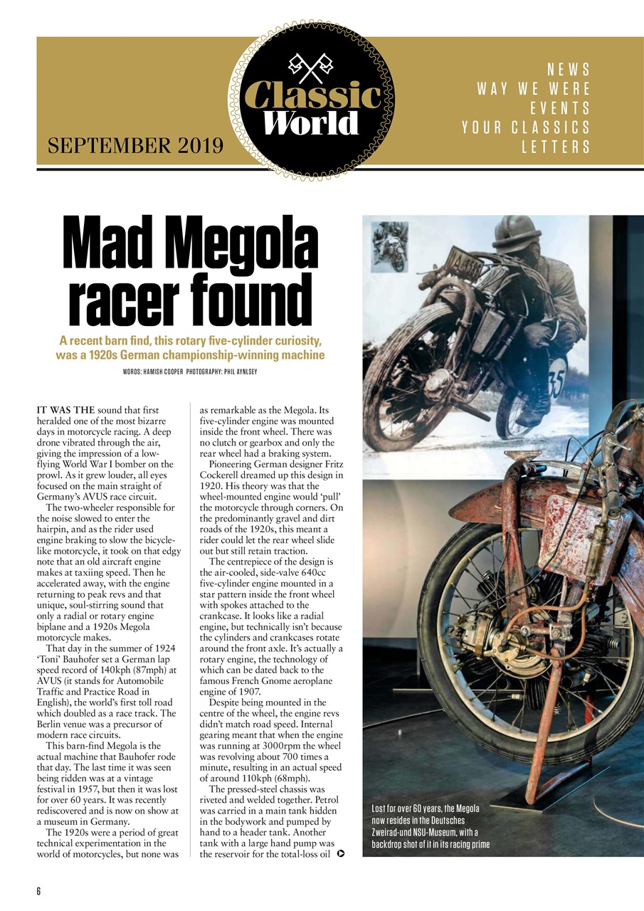 Classic Bike Preview Pages