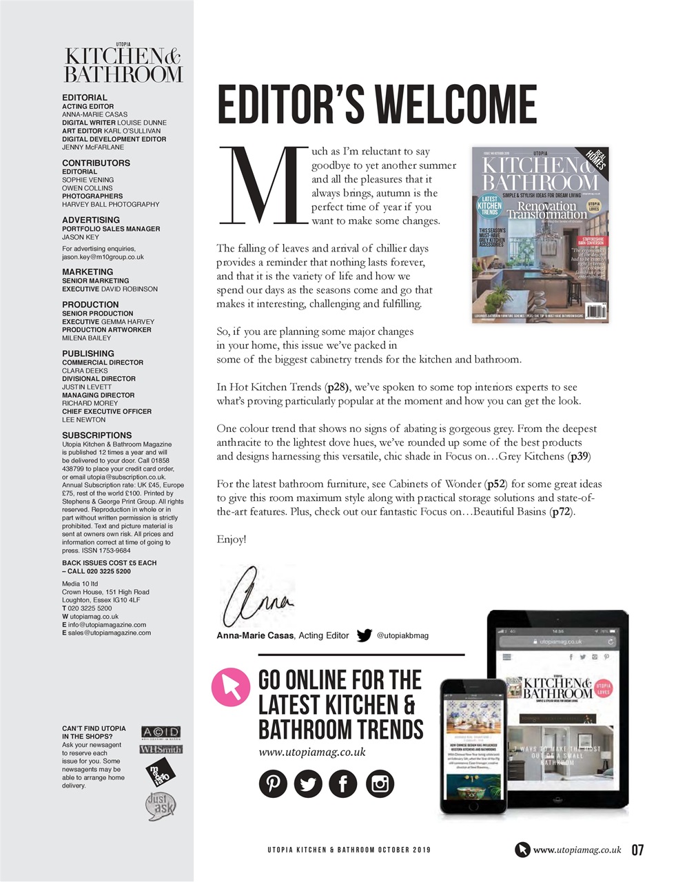 Utopia Kitchen & Bathroom Preview Pages