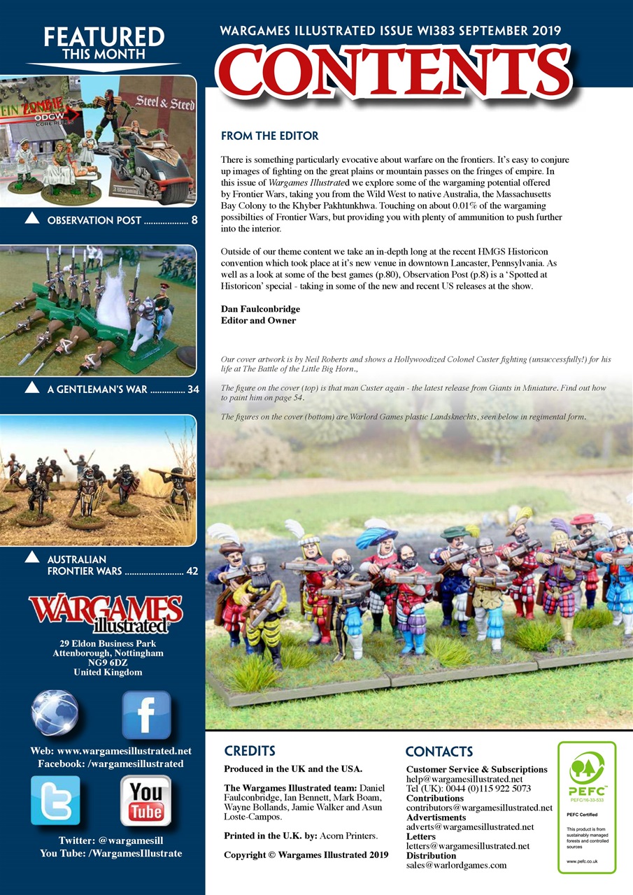 Wargames Illustrated Preview Pages