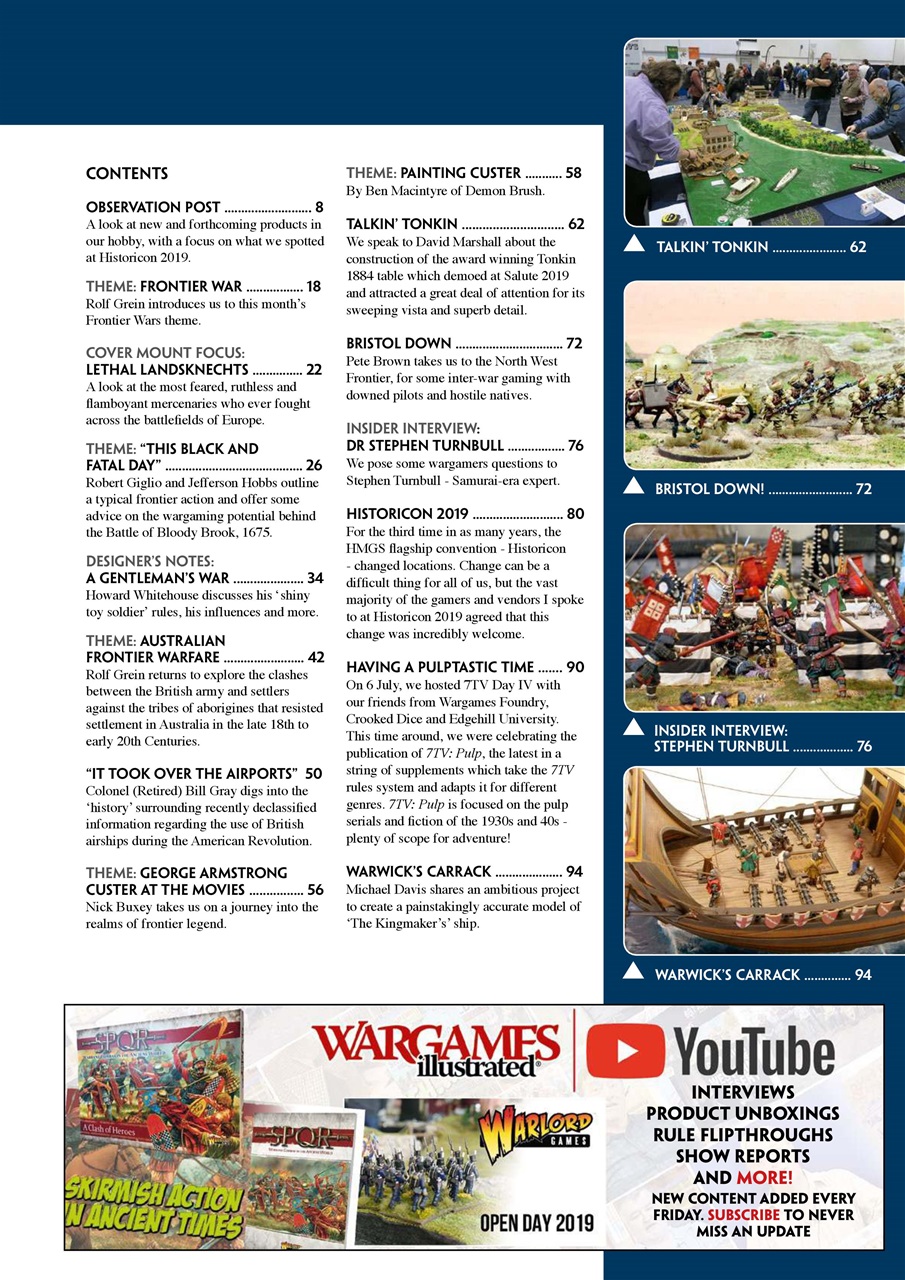 Wargames Illustrated Preview Pages