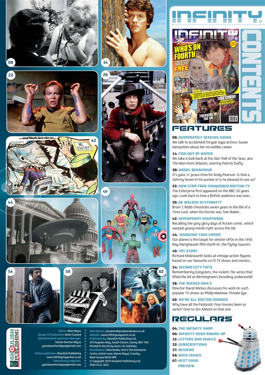 Infinity Magazine Preview Pages