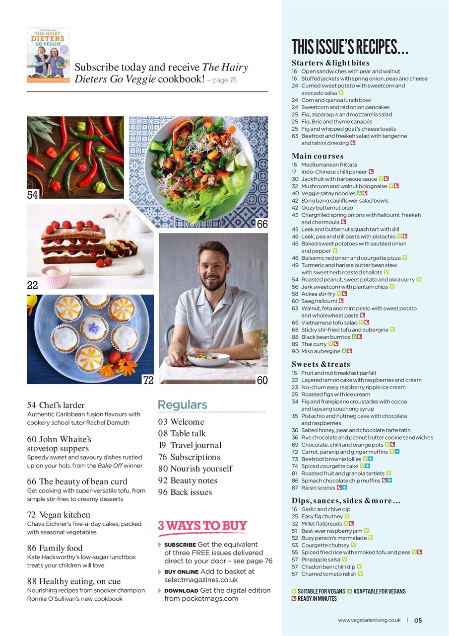 Vegetarian Living Preview Pages