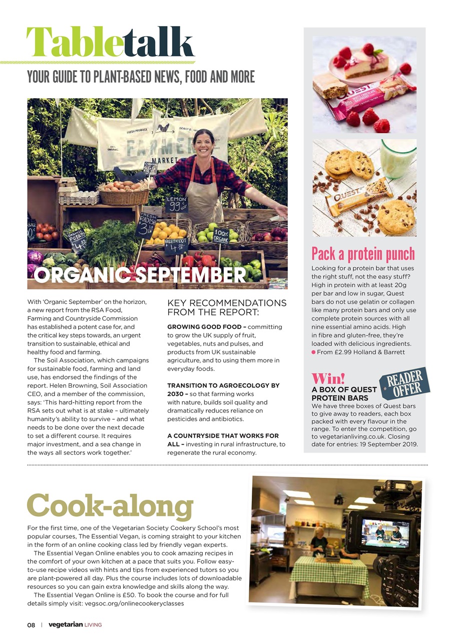 Vegetarian Living Preview Pages