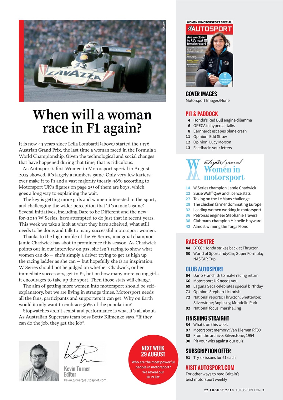 Autosport Preview Pages