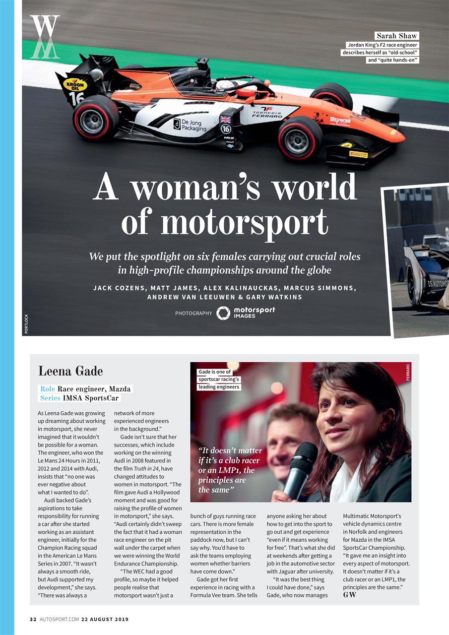 Autosport Preview Pages